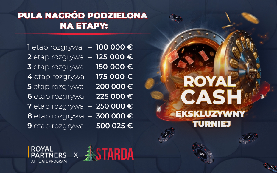 Turniej w Casino Starda od affiliate program Royal Turniej w Casino Starda od affiliate program Royal